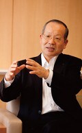 <strong>キリンビール社長 松沢幸一氏</strong>。自家発電の導入や、全国に散らばった工場の連携により、生産体制への影響が「限定的な影響」に収まったという。