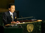 鳩山由紀夫首相の国連総会・演説は、国内だけでなく海外でも話題に。(AP Images=写真)