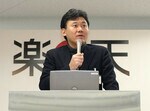 この日のスピーチも「朝のエレベーターの混雑を解消するには」が、「人とは違う発想をする」話に繋がっていった。