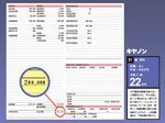 キヤノンの給料明細
