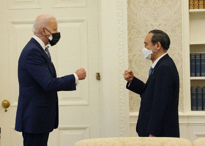 ワシントンで行われた日米首脳会談