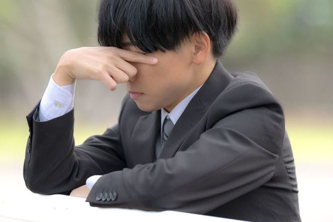 うつ病のビジネスマン