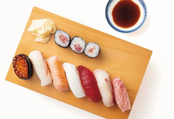 お寿司としょうゆ