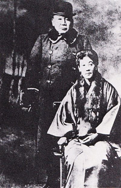 晩年の大山巌・捨松夫妻、1916年以前