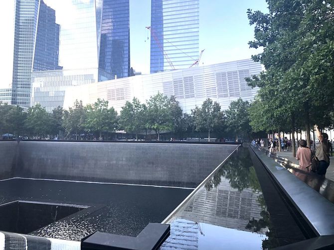 グラウンドゼロの跡地に建てられた9.11メモリアル&ミュージアム