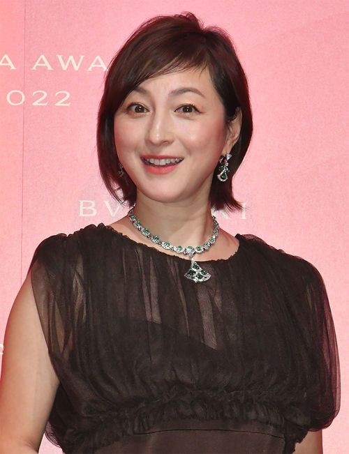 2022年12月7日、東京・有明アリーナで開催された「ブルガリ アウローラ アワード2022」フォトコールに出席した女優の広末涼子