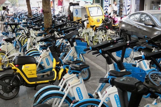 中国・杭州市のシェアバイクとEバイク