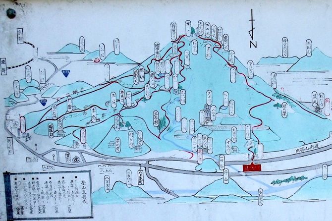 八上城全図
