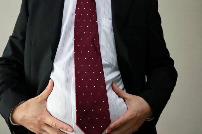 太ったビジネスマン