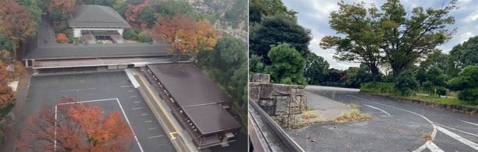 解体前の青山葬儀所。現在は、建物が解体され更地になっている