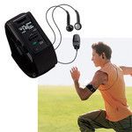 ランニングCDのほか、写真のような、約500曲が収録でき、ランニング中の心拍数に応じて曲のピッチ数を自動的に上下してくれる商品も発売されている（ヤマハ「BODiBEAT」、深代教授監修）。