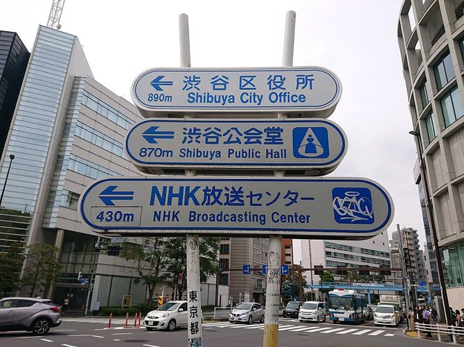 NHK案内標識