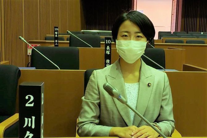 つくば市議会議員の川久保皆実さん