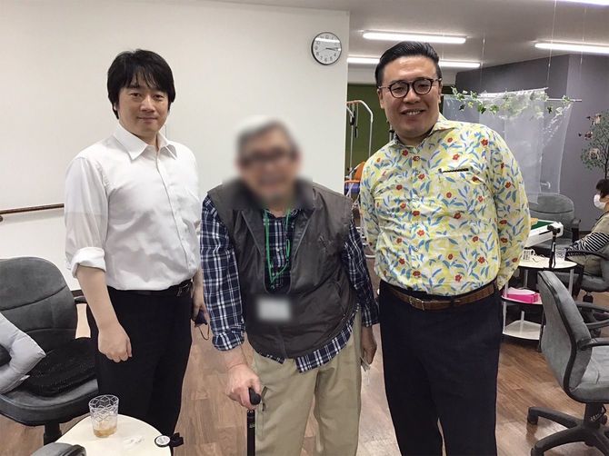 金太賢さん（右）と小林剛さん（左）