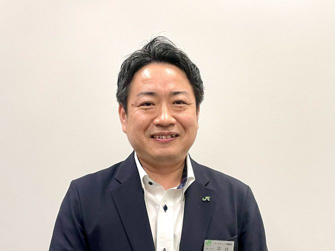 JR東日本マーケティング戦略部の平井辰徳マネージャー