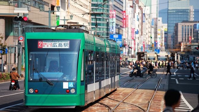 広島を走る路面電車「広電」