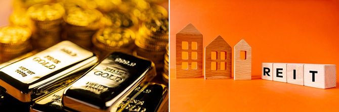 金塊とREIT