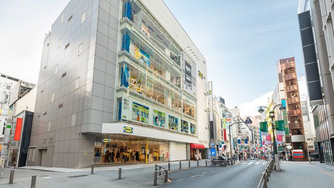 IKEA渋谷。渋谷センター街の中心にある
