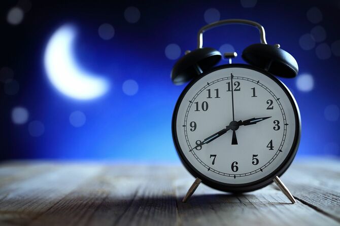 夜中の目覚まし時計