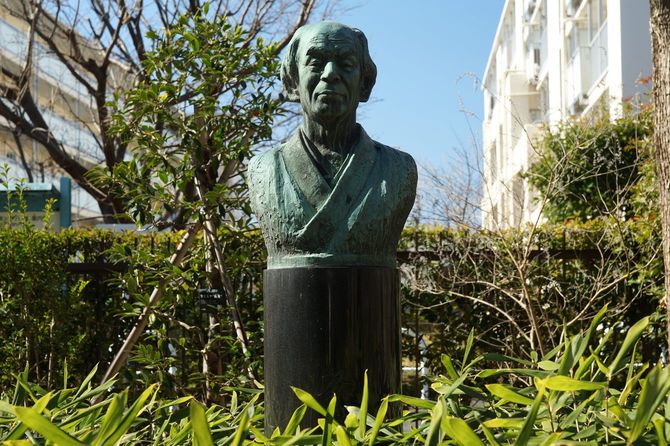 牧野富太郎像 牧野記念庭園