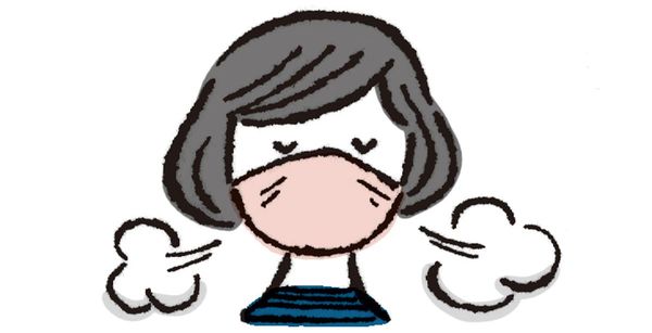 ⑥すきまなく装着されているか、最終チェックをする