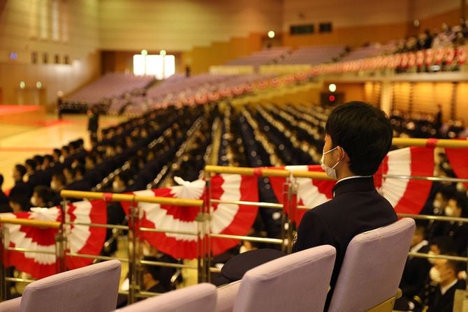 2021年4月5日、防衛大入校式