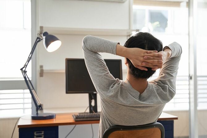 テレワークの仕事中の休憩