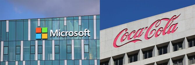 マイクロソフトとコカコーラ