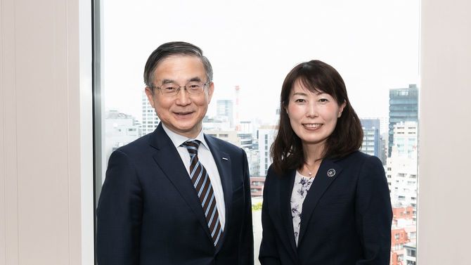 三宅義和氏と山崎直子氏