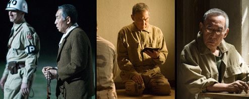 映画「明日への遺言」の脚本は、大岡昇平の「ながい旅」を原作に小泉尭史監督が書き下ろしたもの。その後「戦場のメリークリスマス」の助監督も務めたロジャー・パルバース氏とともに完成稿に仕上げ映画化された。大岡氏は原作によせてこう書いた。「戦後一般の虚脱状態の中で、判断力と気力に衰えを見せず、主張すべき点を堂々と主張したところに、私は日本人を認めたい。少なくとも、そういう日本人のほか私には興味がない」