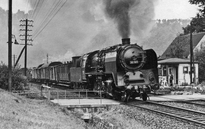 ドイツ国内を走るライヒスバーン