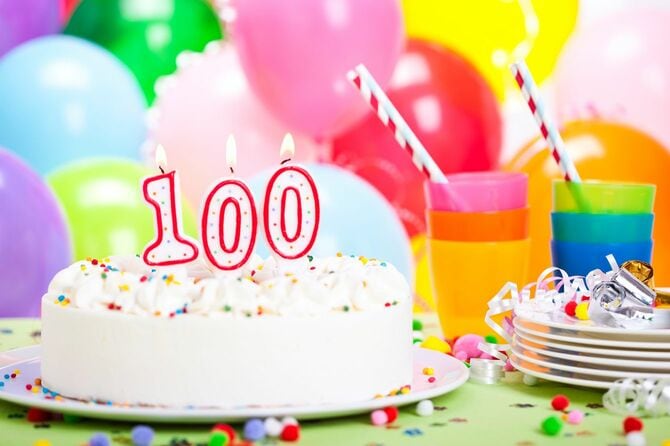 100歳の誕生日パーティー