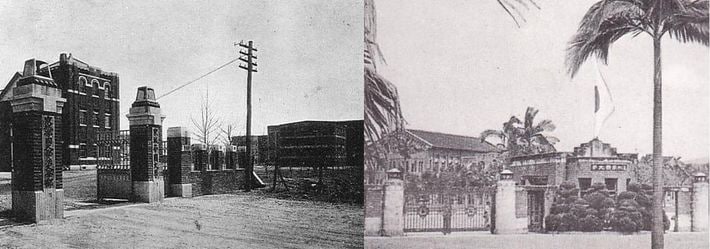 京城帝国大学と台北帝国大学（写真左＝新光社『<a href="https://www.amazon.co.jp/exec/obidos/ASIN/B000JBOLAU/presidentjp-22" target="_blank">日本地理風俗大系 第16巻</a>』／PD-Japan-oldphoto／<a href="https://commons.wikimedia.org/wiki/File:Keijo_Imperial_University.JPG" target="_blank">Wikimedia Commons</a>、右＝毎日新聞社『<a href="https://www.amazon.co.jp/exec/obidos/ASIN/B000J6WSN2/presidentjp-22" target="_blank">昭和史 別巻1　日本植民地史</a>』／PD-Japan-oldphoto／<a href="https://commons.wikimedia.org/wiki/File:Taihoku_Imperial_University.JPG" target="_blank">Wikimedia Commons</a>）