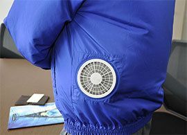 25万着の大ヒット！「扇風機付き作業服」新感覚の涼しさ