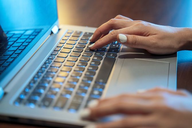 ラップトップでの入力