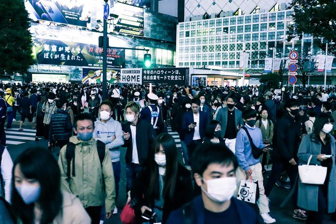 2020年渋谷東京日本のハロウィン