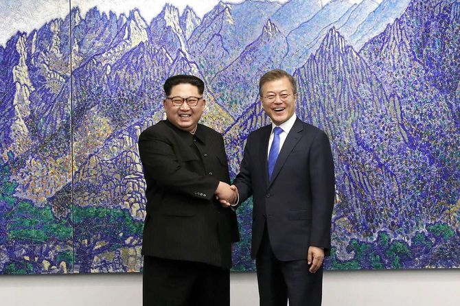 金正恩委員長と文在寅大統領