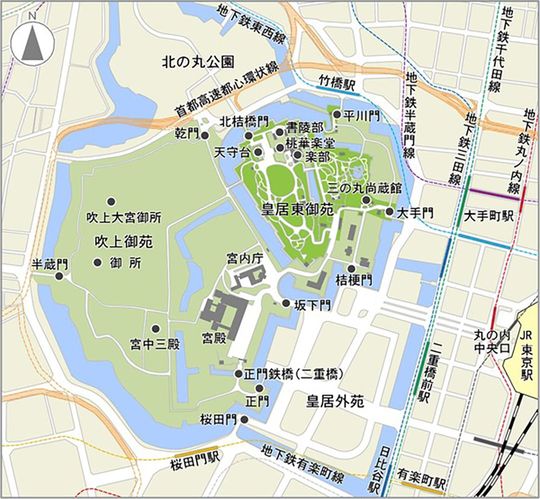 皇居全体図