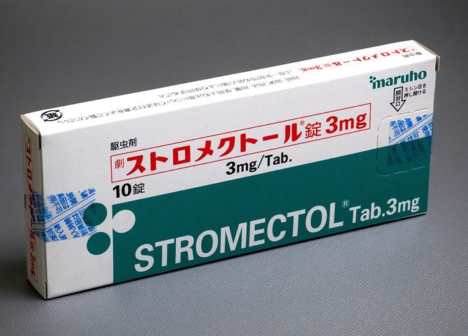 糞線虫症や疥癬の治療に使われているイベルメクチン(製品名:ストロメクトール)