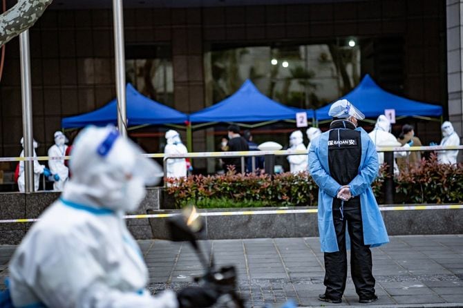 上海・徐匯市のロックダウン