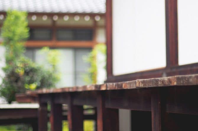 日本家屋の縁側