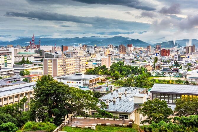 鳥取県の町並み