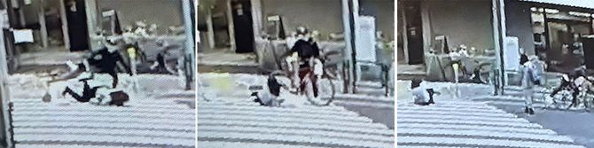 防犯カメラの映像