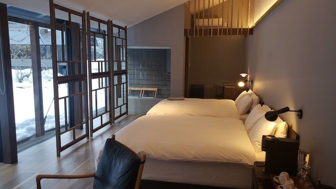 3室しかないレヴォのコテージ