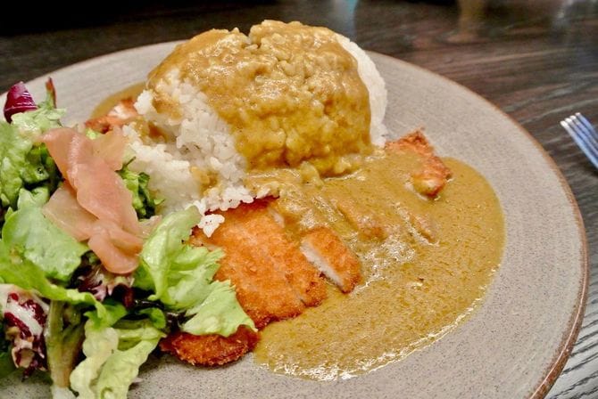 ワガママのchicken katsu curry