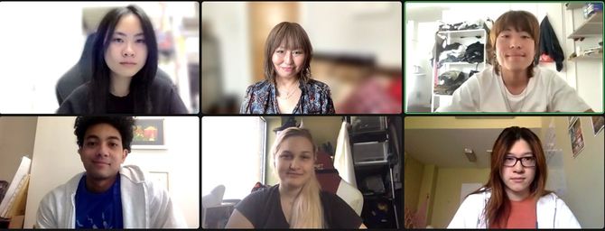 筆者が出演するJFNラジオのコーナー「NYフューチャーラボ-ミレニアルZ世代研究所」の収録の様子