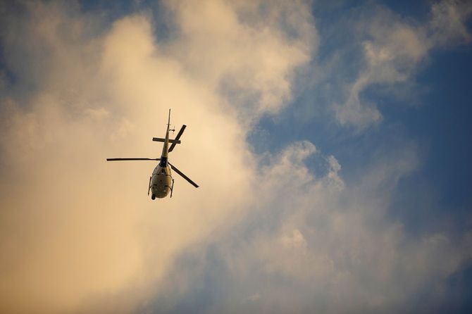 ヘリコプターの操縦