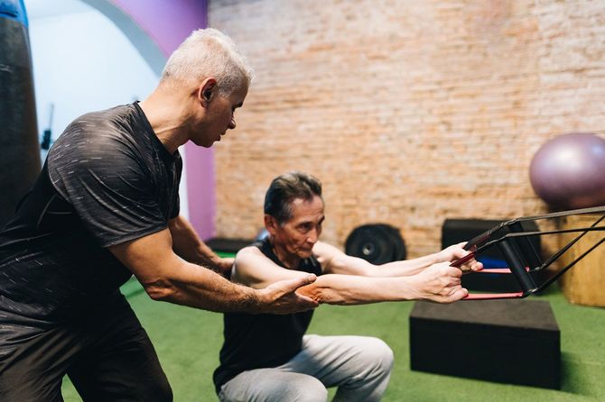 トレーニングをするイメージ