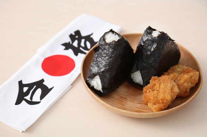 合格ハチマキと夜食