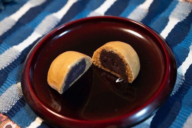 饅頭の断面